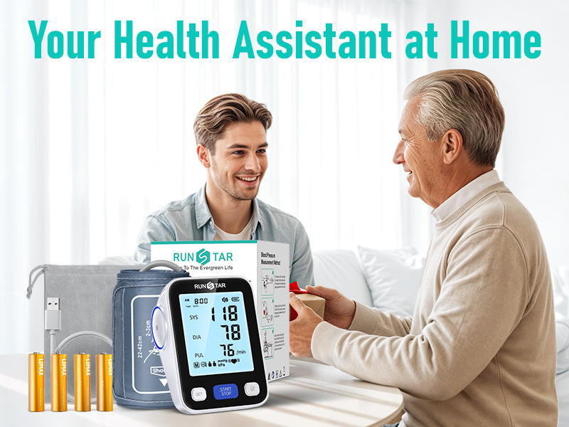 Runstar Upper Arm Blood Pressure Monitor is your best health assistant at home